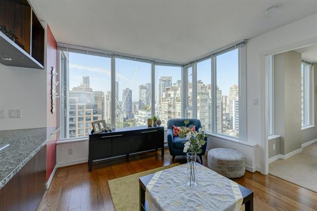 Located in Vancouver West Corner 1br 1ba unit with some water and park views