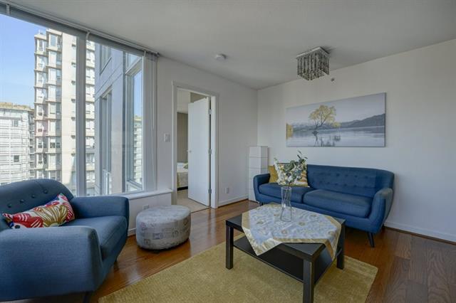 Located in Vancouver West Corner 1br 1ba unit with some water and park views