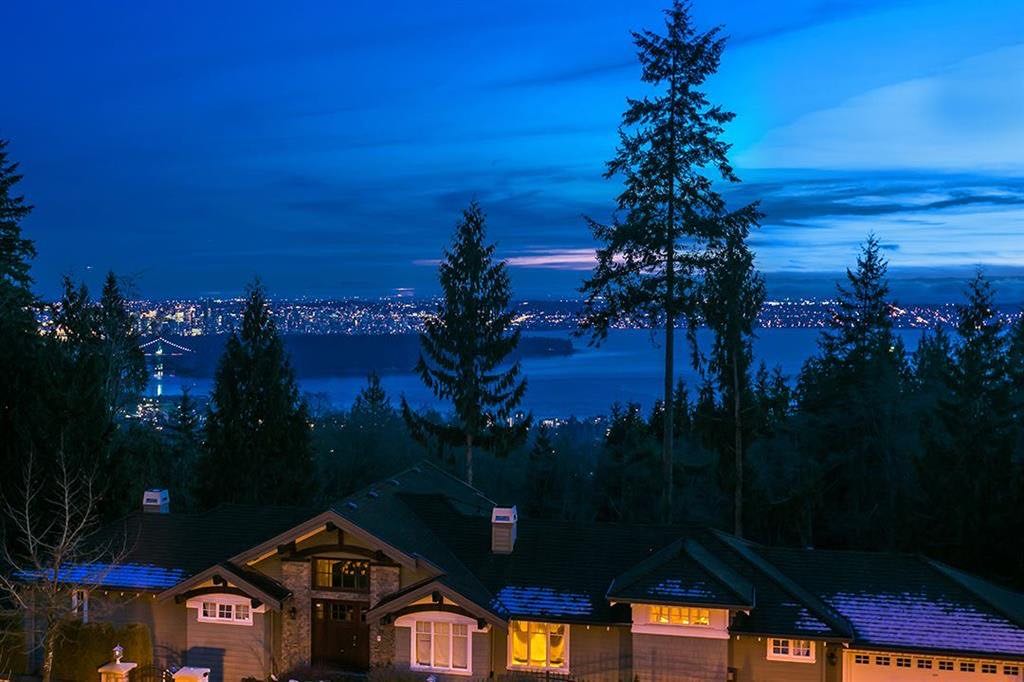 Well Maintained South Facing Home in West Van with Ocean and City View