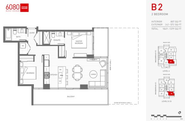 Brand New Station Square 4, South-East Facing, Two Large Balconies