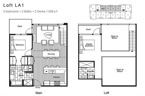 Modern 2 Bedrm SFU Penthouse Loft with North-Facing Mountain Views