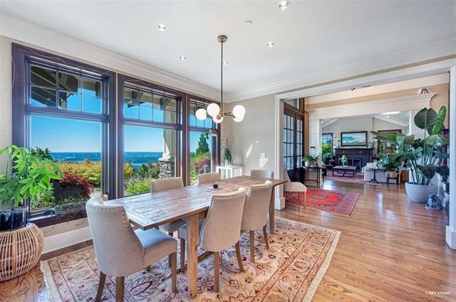 Luxurious West Vancouver Oceanview Home with 6 Beds & 6 Baths