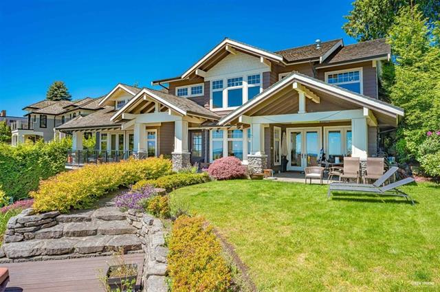 Luxurious West Vancouver Oceanview Home with 6 Beds & 6 Baths